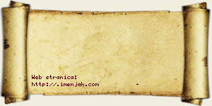 Jovana Sorak vizit kartica